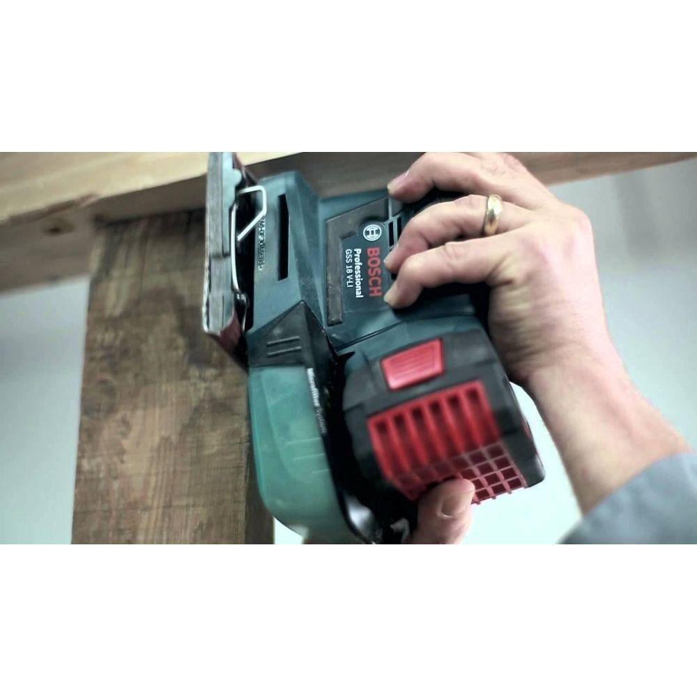 Bosch GSS 18V-Li Cordless Finishing Sander (Bare) - Goldpeak Tools PH Bosch Bosch GSS 18V-Li Cordless Finishing Sander (Bare) - Goldpeak Tools PH Bosch